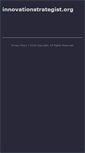 Mobile Screenshot of innovationstrategist.org